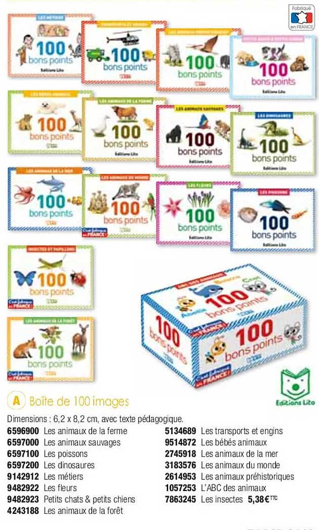 boîte de 100 images