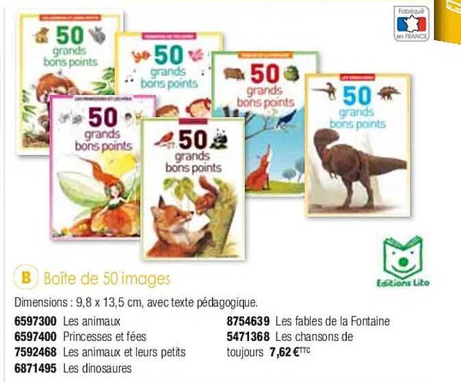 boîte de 50 images