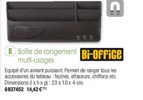 boîte de rangement multi-usages bi-office