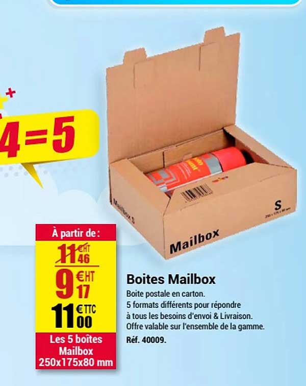 boîtes mailbox