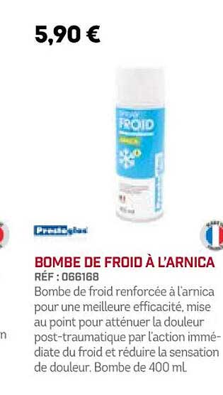 bombe de froid à l'arnica