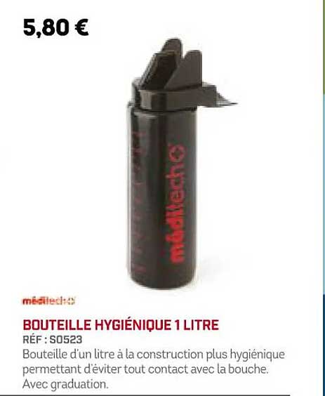 bouteille hygiénique 1 litre