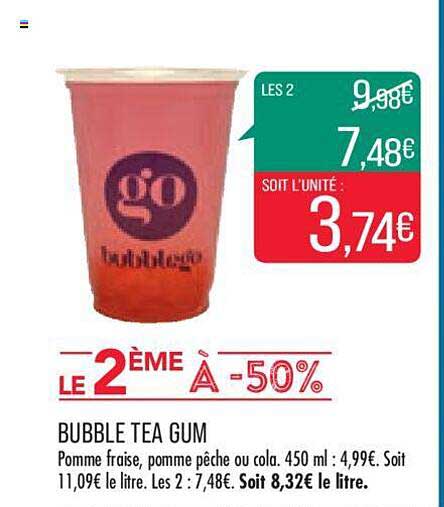 bubble tea gum
