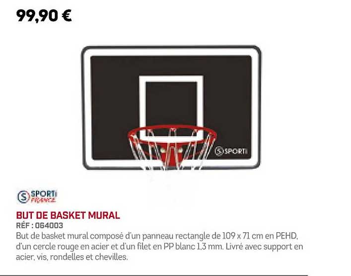 but de basket mural sporti france
