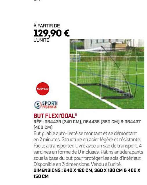 but flexi-goal sporti france