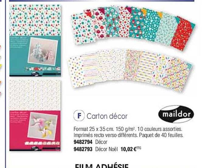 carton décor maildor