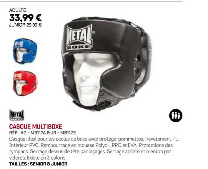casque multiboxe metal boxe