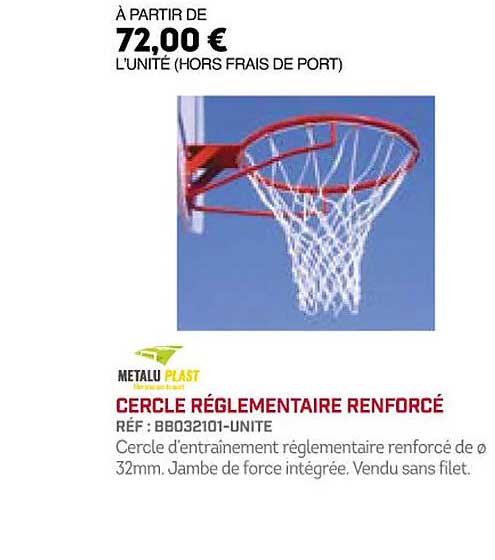 cercle réglementaire renforcé metalu plast