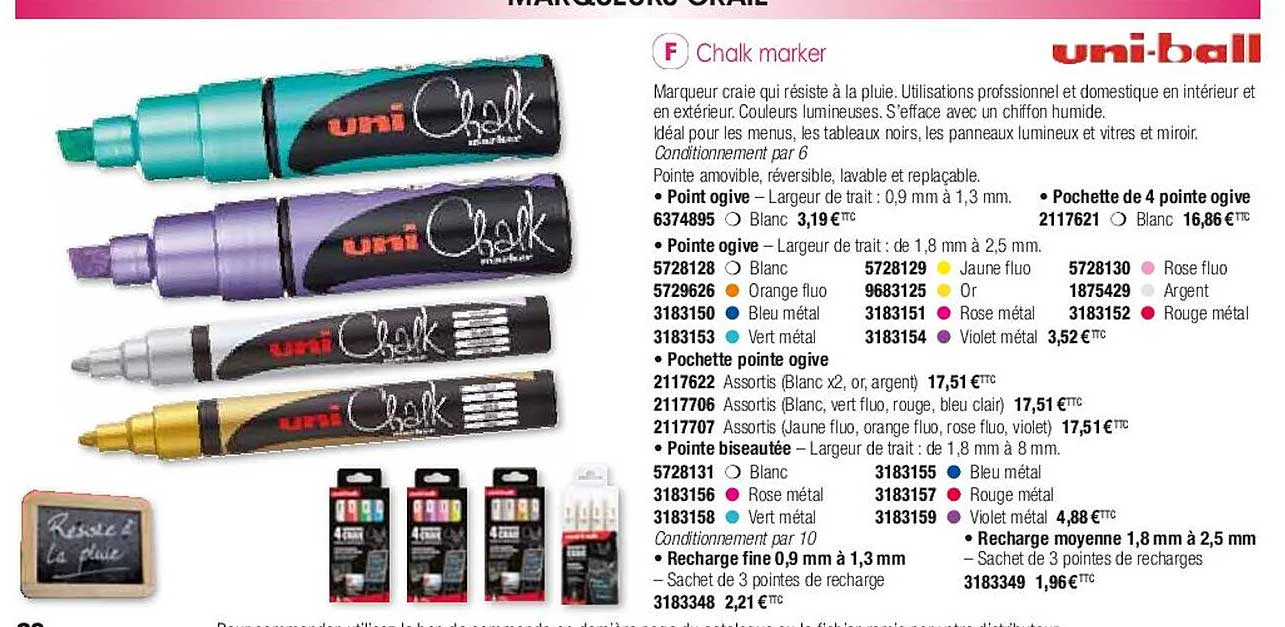 Chalk Marker Uni-ball
