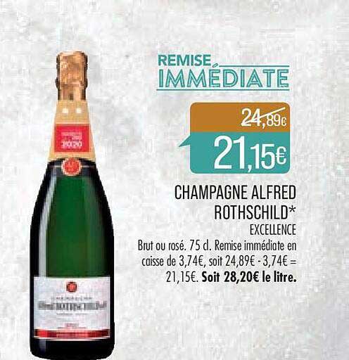 champagne alfred rothschild excellence