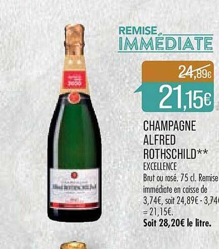 champagne alfred rothschild excellence