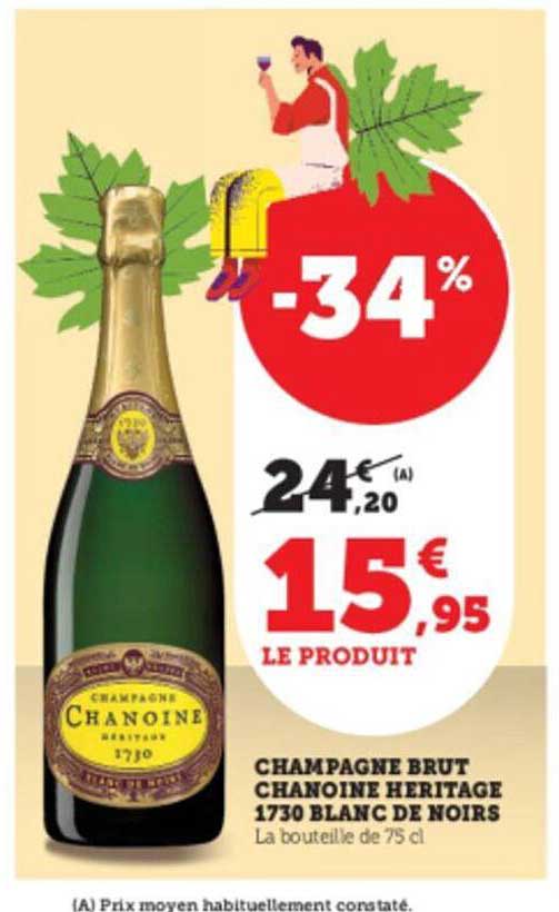 Champagne Brut Chanoine Heritage 1730 Blanc De Noirs