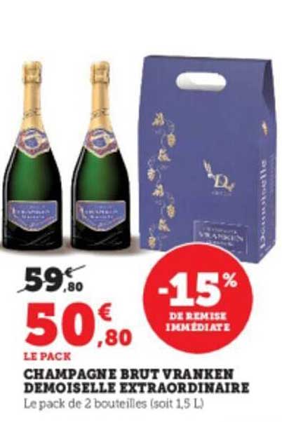 champagne brut vranken demoiselle extraordinaire