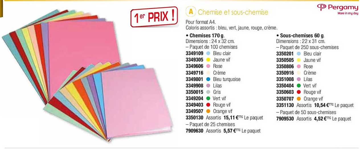 chemise et sous-chemise