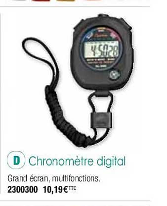 chronomètre digital