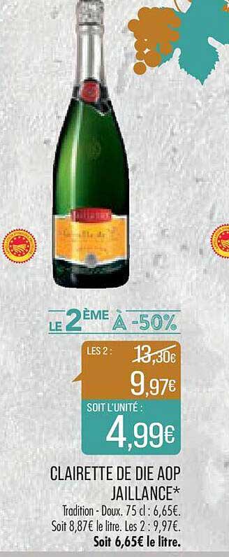 clairette de die aop jaillance