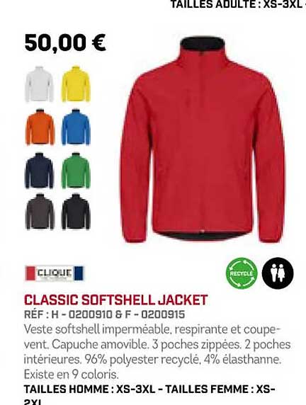 classic softshell jacket
