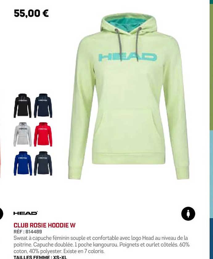 club rosie hoodie w head