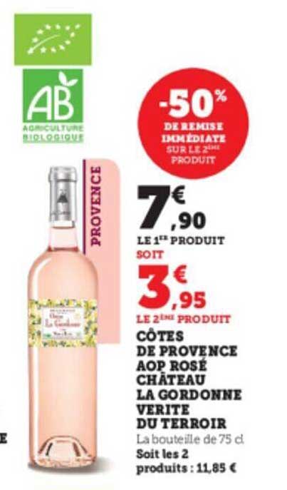 Côtes De Provence Aop Rosé Château La Gordonne Vérité Du Terroir