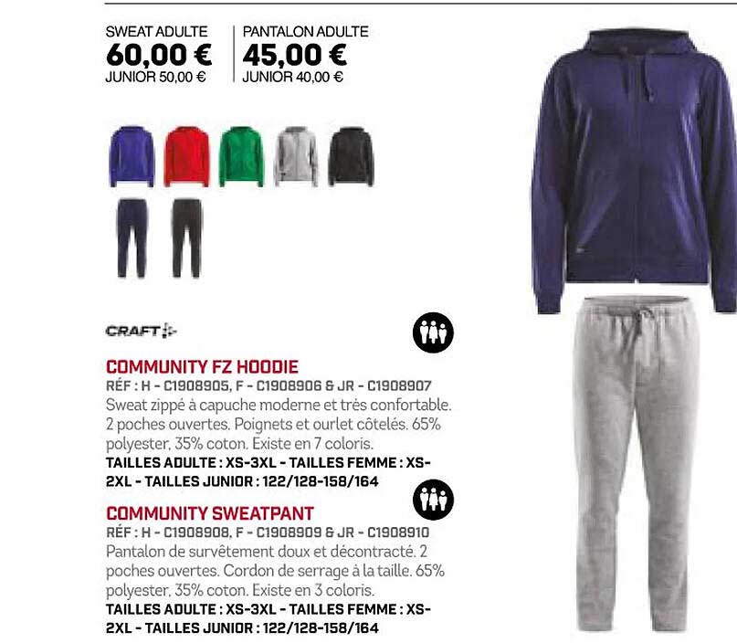 craft community fz hoodie our sweatpant