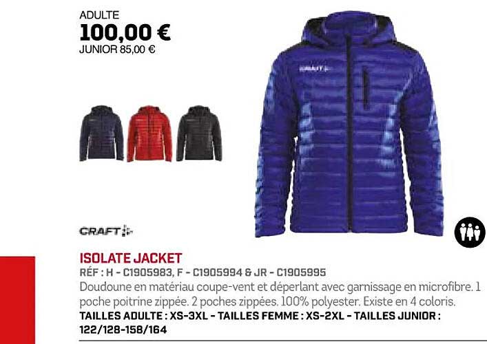 craft isolate jacket