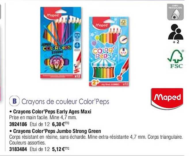 Crayons De Couleur Color'peps Maped