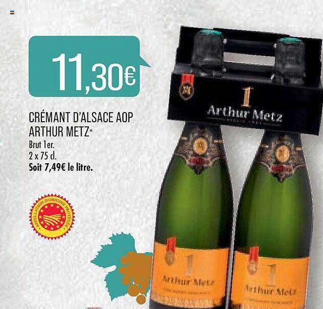 crémant d'alsace aop arthur metz