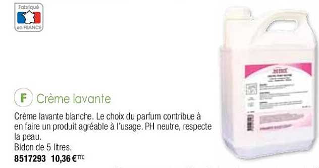 crème lavante
