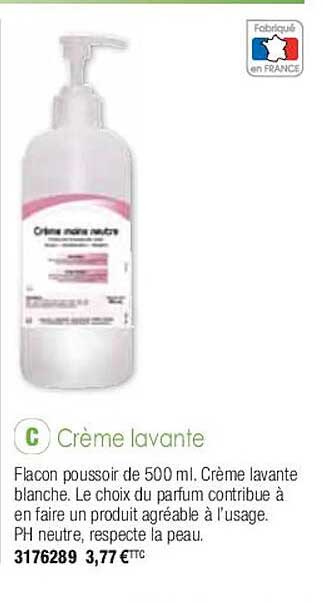 crème lavante