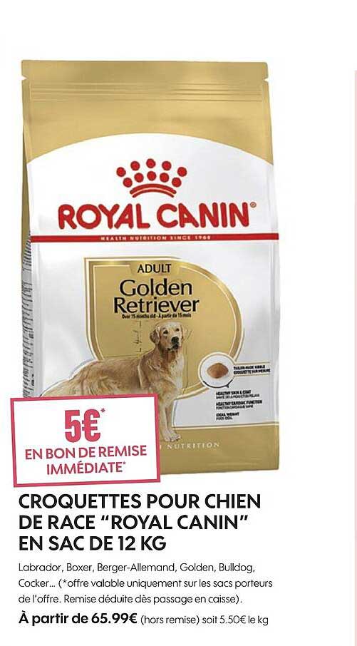 croquettes pour chien de race royal canin