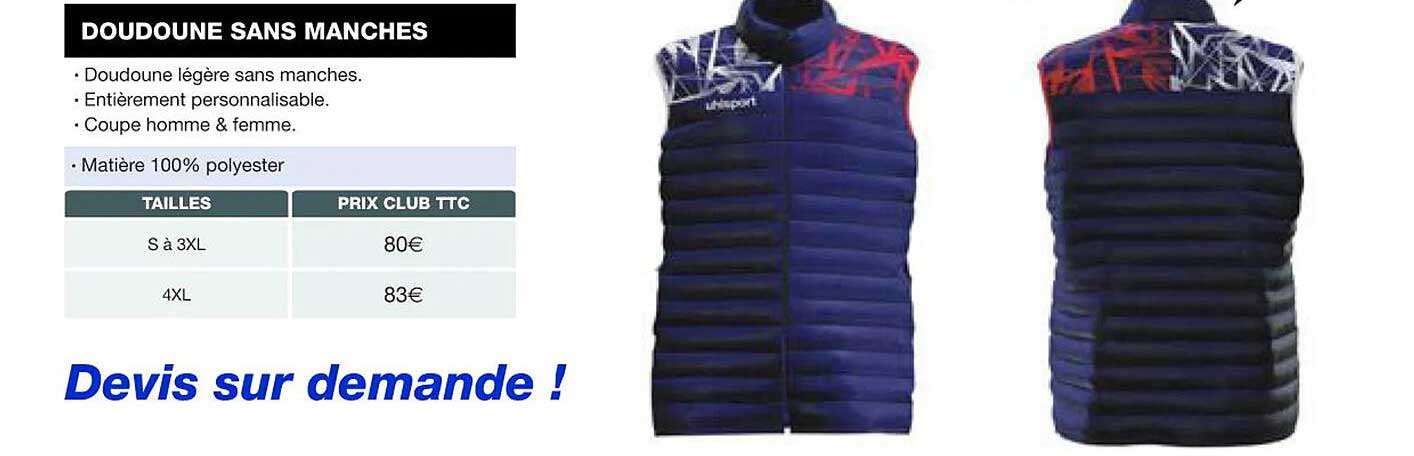 doudoune sans manches