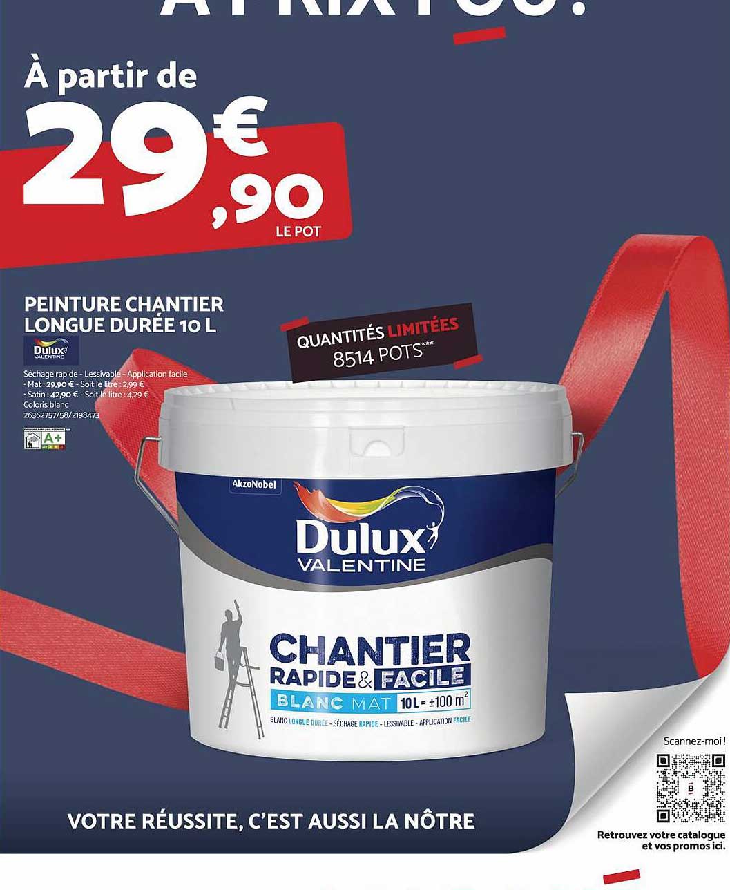 dulux peinture chantier longue durée 10l