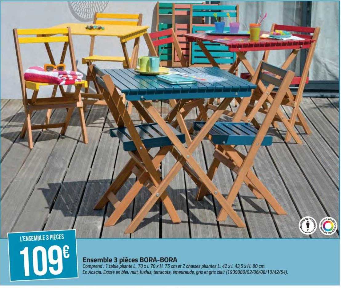 Ensemble 3 Pièces Bora-bora