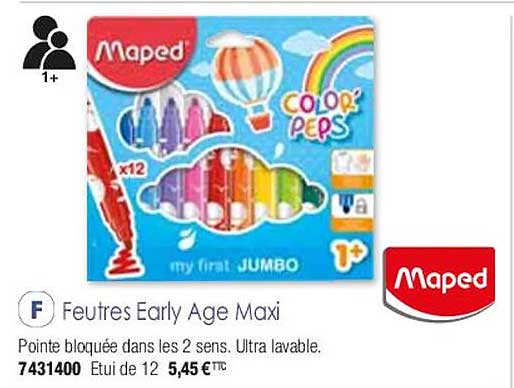 Feutres Early âge Maxi Maped