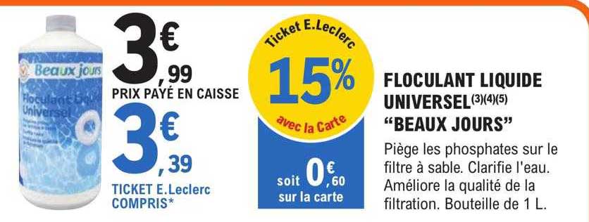 floculant liquide universel "beaux jours"