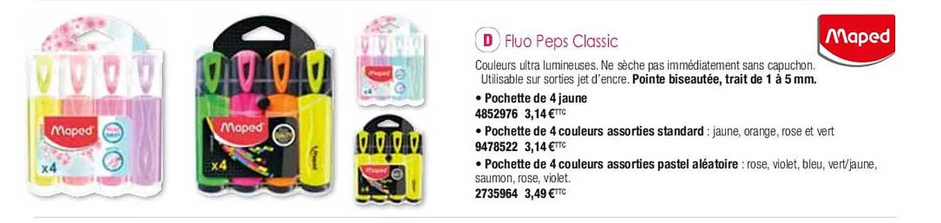 fluo peps classic maped