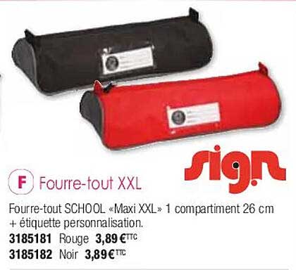 fourre-tout xxl sign