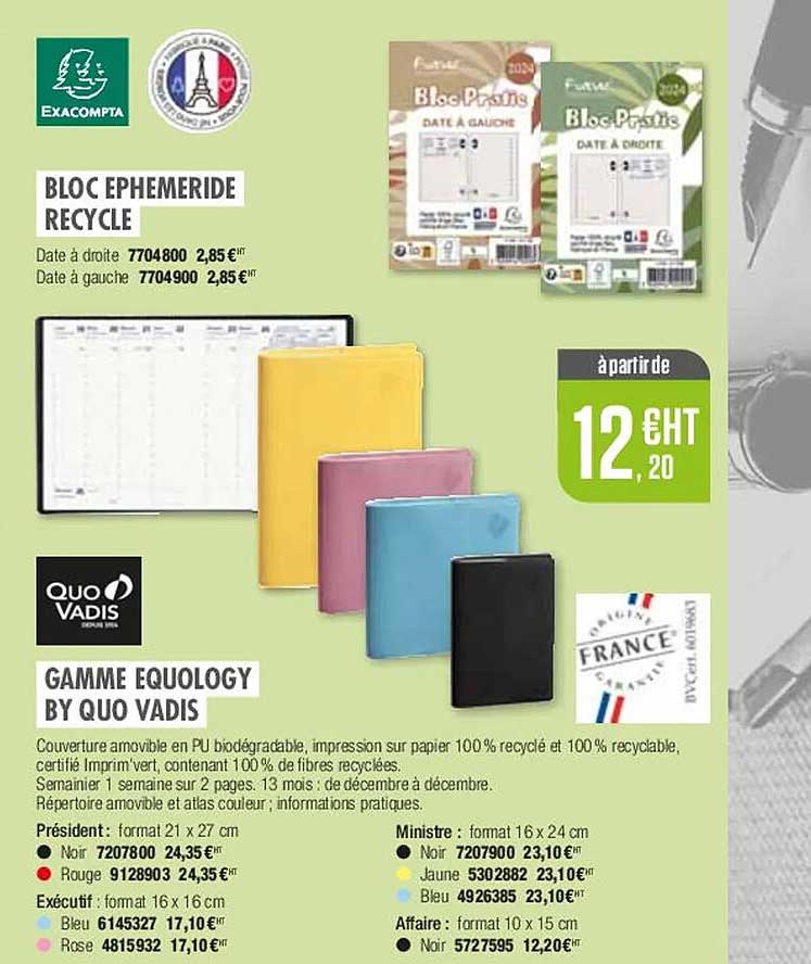 gamme equology by quo vadis