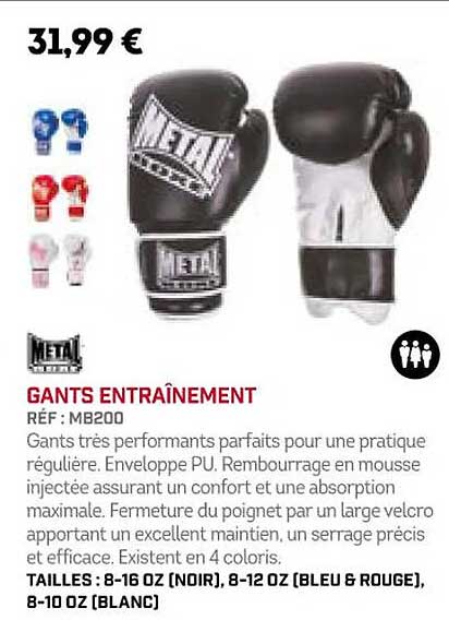 Gants Entraînement