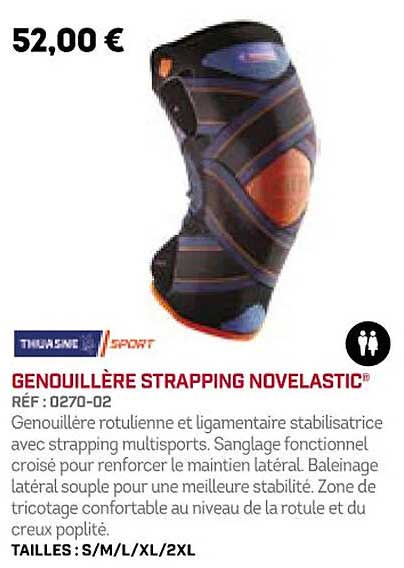 genouillère strapping novelastic