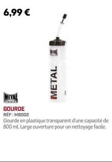 gourde metal boxe