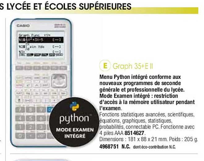 graph 35+ e II casio