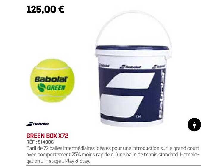 green box x72 babolat