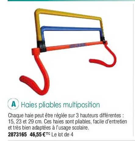 haies pliables multiposition