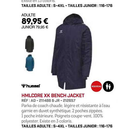 hummel hmlcore xk bench jacket
