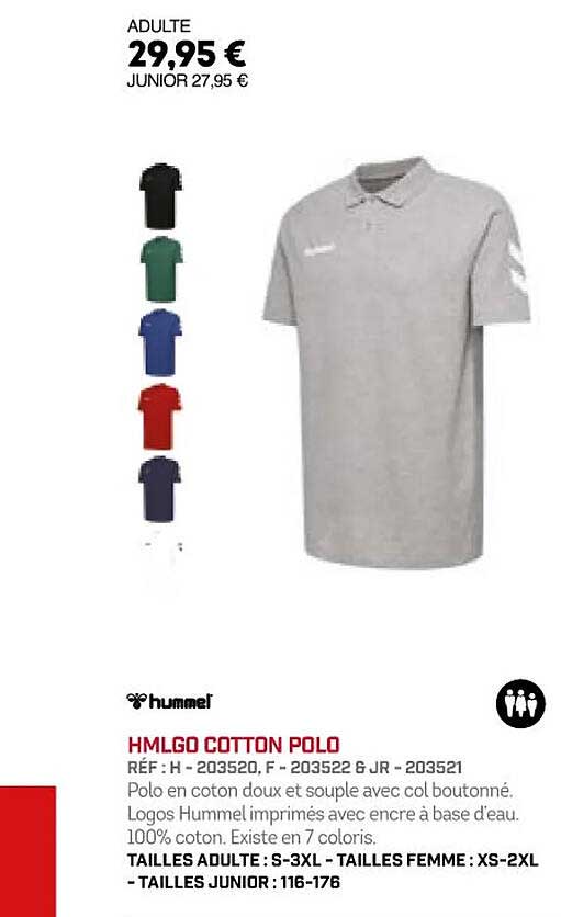 Hummel Hmlgo Cotton Polo