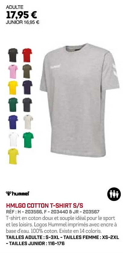hummel hmlgo cotton t-shirt s-s