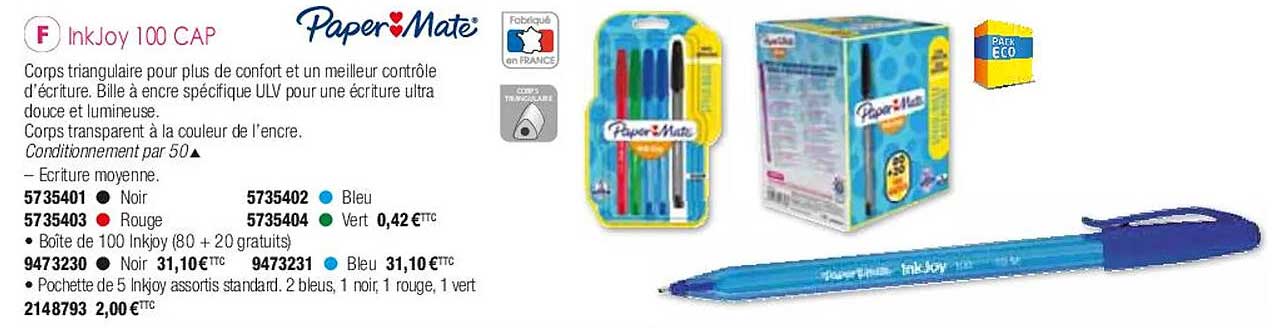 InkJoy 100 Cap Paper Mate