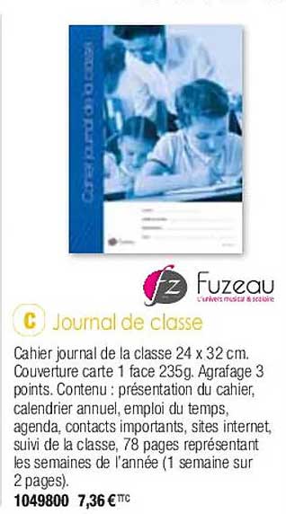 journal de classe fuzeau