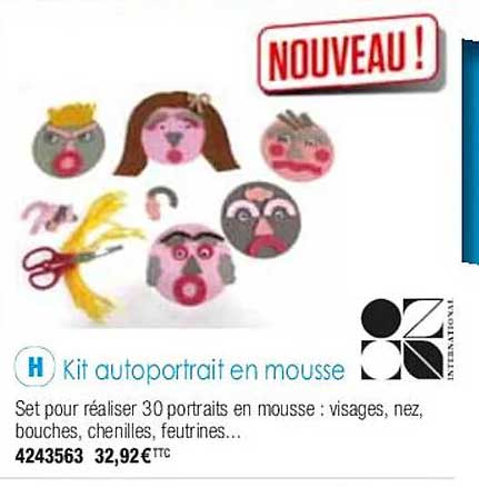 Kit Autoportrait En Mousse